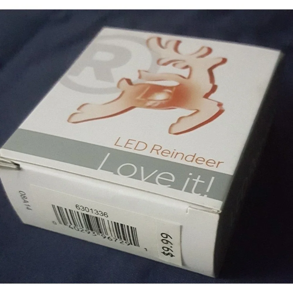 Radio Shack Christmas Desktop‎ Usb Powered Reindeer Color Changing 6 Feet Cable